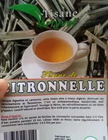 Mängden socker i Citronnelle (tisane)