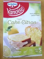 Mängden socker i Préparation Pour Cake goût citron