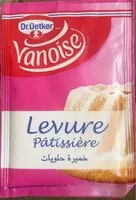 Mängden socker i Levure pâtissière