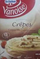 Mängden socker i Préparation pour crêpes