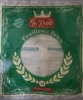 Mängden socker i Feuilles de brick