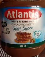 Mängden socker i Pâte à tartiner cacao-noisette sans sucre