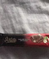 Mängden socker i Tender milk chocolate with hazelnuts