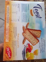 Mängden socker i toast