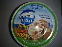 Mängden socker i Thon entier à l'huile d'olive