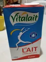 Mängden socker i Lait U.H.T entier