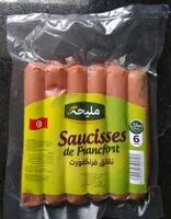 Mängden socker i saucisses de Francfort