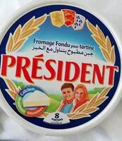 Mängden socker i Fromage Fondu Pour Tartine Président