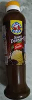 Mängden socker i sauce dessert arôme chocolat