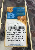 Mängden socker i Dattes