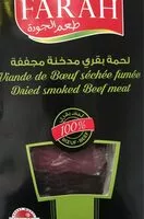 Mängden socker i Viande de boeuf sechée fumée