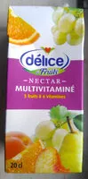 Mängden socker i nectar multivitaminé