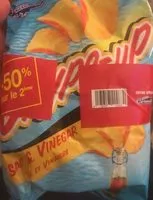 Mängden socker i Chips up sel et vinaigre