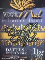 Mängden socker i Dattes de Tunisie
