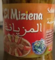 Mängden socker i Salade Mechouia