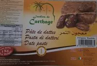 Mängden socker i Pâte de dattes