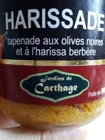 Mängden socker i Harrissade : Tapenade aux olives et à l'harissa berbère