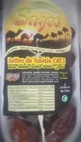 Mängden socker i Dattes de Tunisie CAT.1