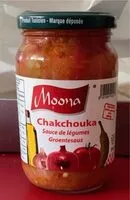 Mängden socker i Chakchouka - Sauce de légumes