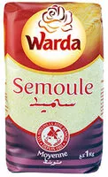 Mängden socker i Semoule ( moyenne )
