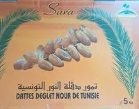Mängden socker i Dattes deglet Nour de Tunisie