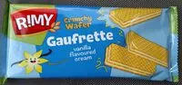 Mängden socker i Gaufrette goût vanille