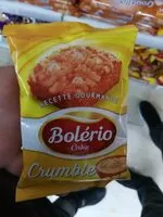 Mängden socker i crumble (crème saveur banane)