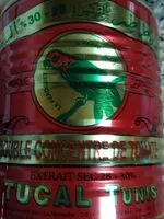 Mängden socker i Double concentré de tomates