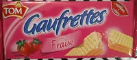 Mängden socker i Gaufrettes goût fraise