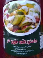 Mängden socker i acide acétique sans concentrateur