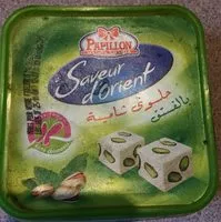 Mängden socker i Halwa chamia aux pistaches