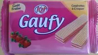 Mängden socker i Gaufy ( goût fraise )
