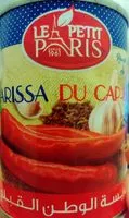 Mängden socker i Harissa