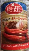 Mängden socker i Harissa du Cap Bon