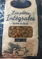 Mängden socker i les Pâtes intégrales (fell)