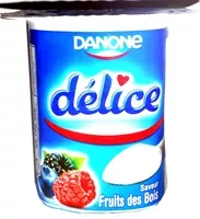 Mängden socker i Délice saveur fruits des bois