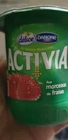 Mängden socker i Activia fraise