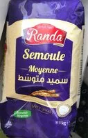 Mängden socker i Semoule moyenne