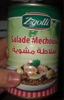 Mängden socker i Salade Mechouia