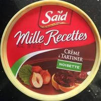 Mängden socker i Crème à tartiner Noisette