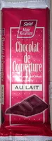 Mängden socker i Chocolat de couverture au lait