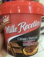 Mängden socker i Crème à tartiner Goût Chocolat