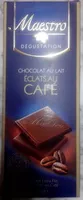 Mängden socker i Chocolat au lait avec éclats au café