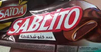 Mängden socker i sablito goût chocolat