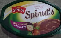 Mängden socker i Spinut's ( pâte à tartiner Aux noisettes )