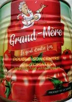 Mängden socker i Double concentré de tomate