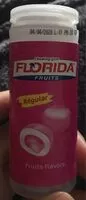 Mängden socker i Chewing-gum Florida fruits flavors
