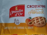 Mängden socker i Crostatini fourrage Abricot