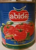 Mängden socker i Double concentré de tomates