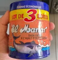 Mängden socker i Thon entier